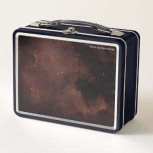 North America Nebula space Metal Lunch Box