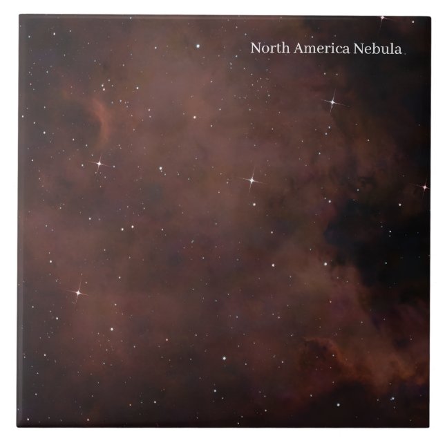 North America Nebula space Tile (Front)