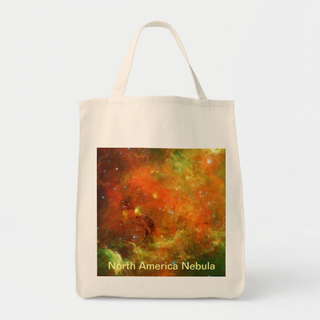 North America Nebula Tote Bag (Front)