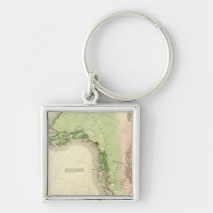 North America Northwest Key Ring