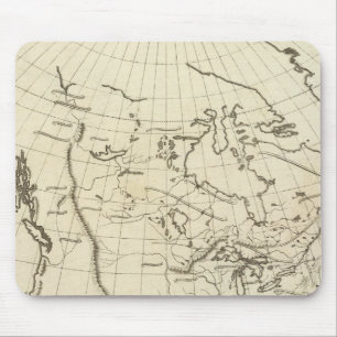 North America outline map Mouse Mat
