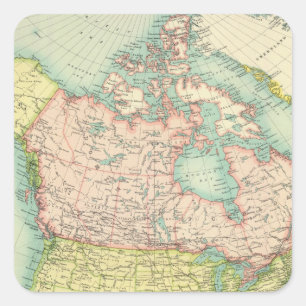 North America political Square Sticker