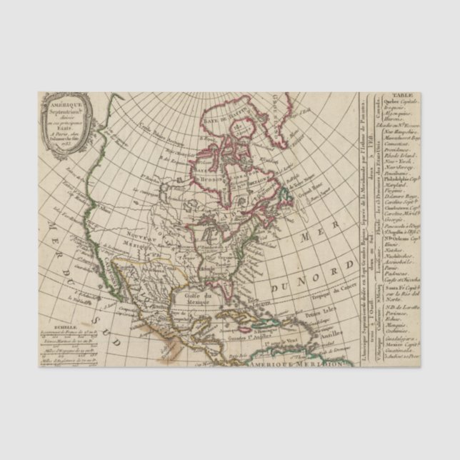 North America School Tissue Paper (Front)
