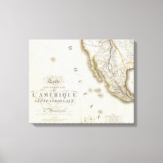 North America Southwest Canvas Print (Front)