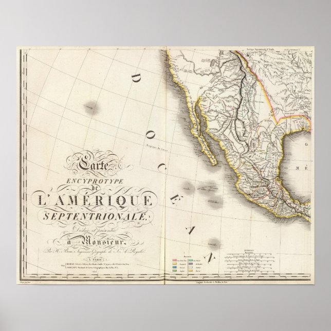 North America Southwest Poster (Front)