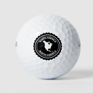 North America stamp Golf Balls