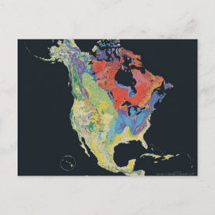 North_america_terrain_2003_map Postcard