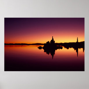 North America, U.S.A., California, Mono Lake, Poster