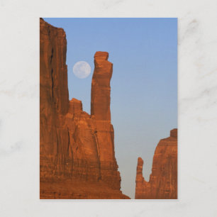 North America, U.S.A., Utah, Monument Valley, 2 Postcard