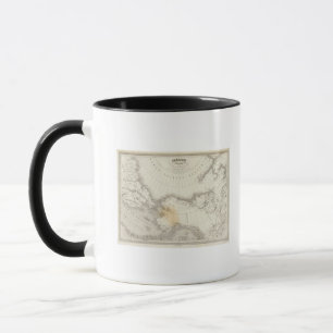 North America uncolored map Mug