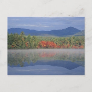 North America, US, NH, Fall reflections in Postcard