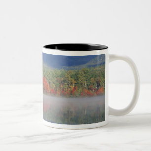 North America, US, NH, Fall reflections in Two-Tone Coffee Mug