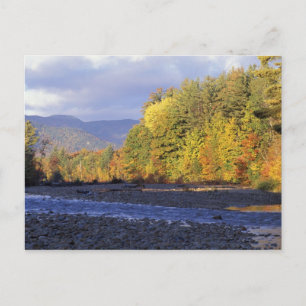 North America, US, NH, Saco River. Cobble Postcard