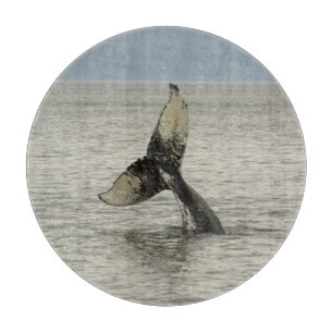 North America, USA, AK, Inside Passage. Humpback Cutting Board