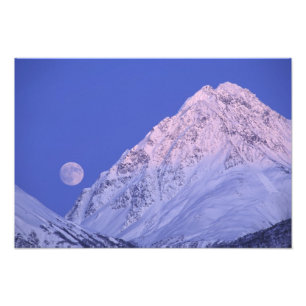 North America, USA, Alaska, Knik River, Photo Print