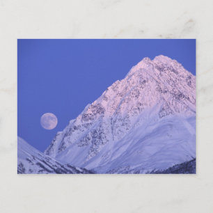 North America, USA, Alaska, Knik River, Postcard