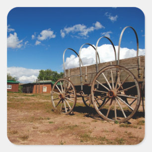 North America, USA, Arizona, Navajo Indian 2 Square Sticker