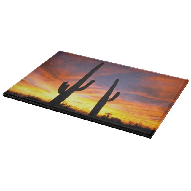 North America, USA, Arizona, Sonoran Desert. Cutting Board (Corner)