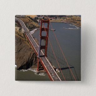 North America, USA, California, San Francisco, 15 Cm Square Badge