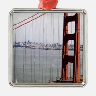North America, USA, California, San Francisco. Metal Tree Decoration