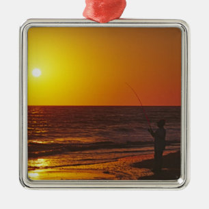 North America, USA, Florida, Sanibel Island. Metal Tree Decoration