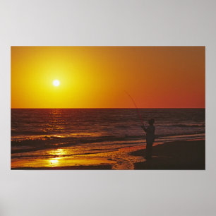 North America, USA, Florida, Sanibel Island. Poster