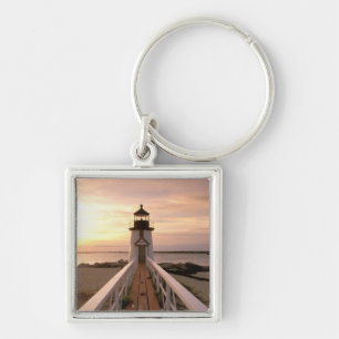 North America, USA, Massachusetts, Nantucket 4 Key Ring