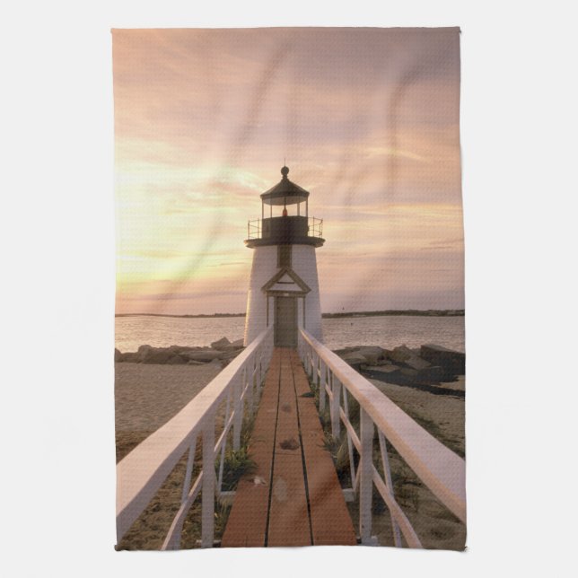 North America, USA, Massachusetts, Nantucket 4 Tea Towel (Vertical)