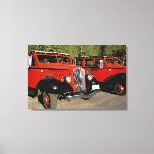North America, USA, Montana. Classic 1934 Ford Canvas Print