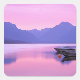 North America, USA, Montana, Glacier National 2 Square Sticker