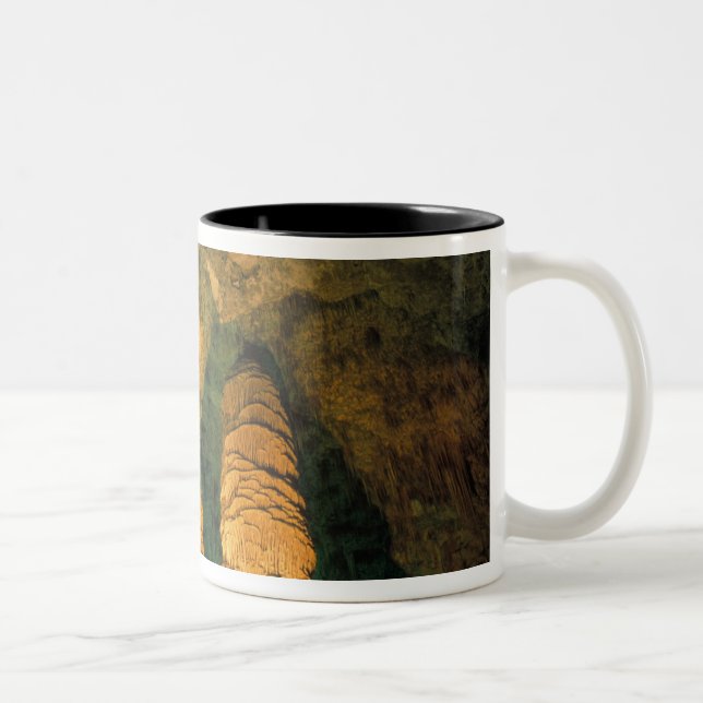 North America, USA, New Mexico, Carlsbad Two-Tone Coffee Mug (Right)