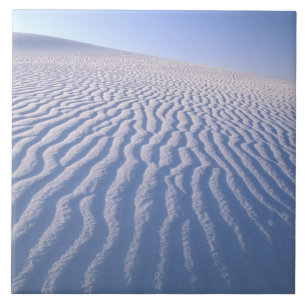North America, USA, New Mexico, White Sand Dunes Tile