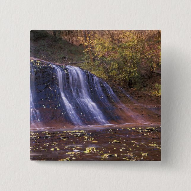 North America, USA, Utah, Zion National Park. 15 Cm Square Badge (Front)