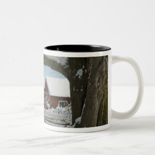 North America, USA, WA, Whidbey Island. 2 Two-Tone Coffee Mug