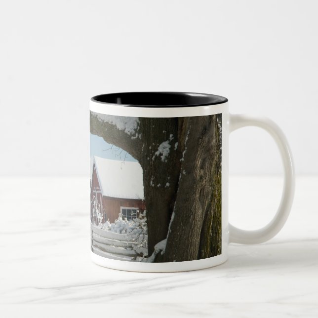 North America, USA, WA, Whidbey Island. 2 Two-Tone Coffee Mug (Right)