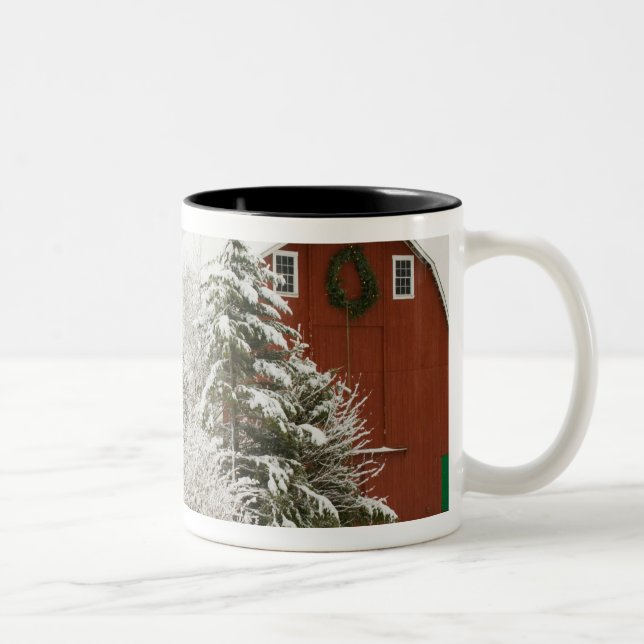 North America, USA, WA, Whidbey Island. Two-Tone Coffee Mug (Right)