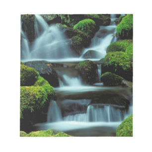 North America; USA; Washington, Sol Duc Cascade Notepad