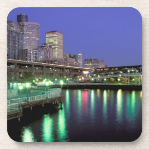 North America, USA, Washington State, Seattle. 6 Coaster