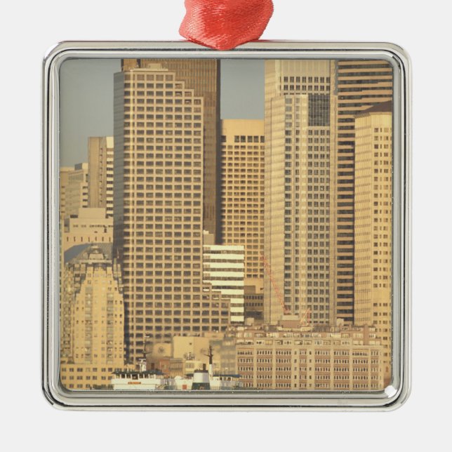 North America, USA, Washington State, Seattle. Metal Tree Decoration (Front)