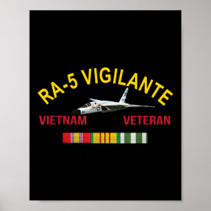 North American A-5 Vigilante Vietnam Veteran A 5 V Poster