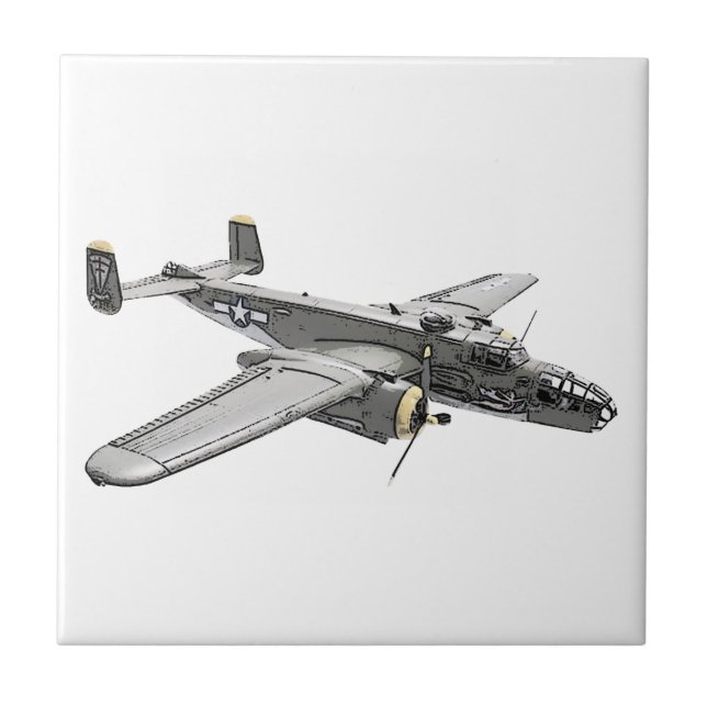 North American B-25 Mitchell bomber Tile (Front)