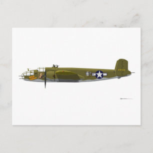 North American B-25J Mitchell Postcard