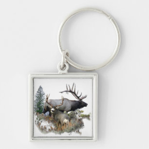 North American big game Key Ring