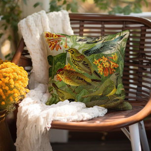 North American Birds Gustav Mützel Cushion