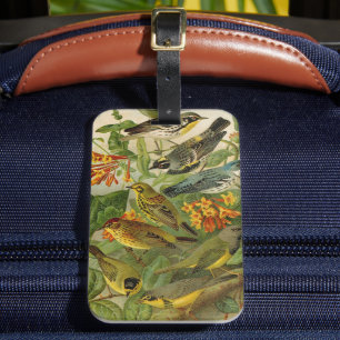 North American Birds   Gustav Mützel Luggage Tag