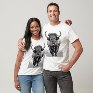North American Bison T-shirt