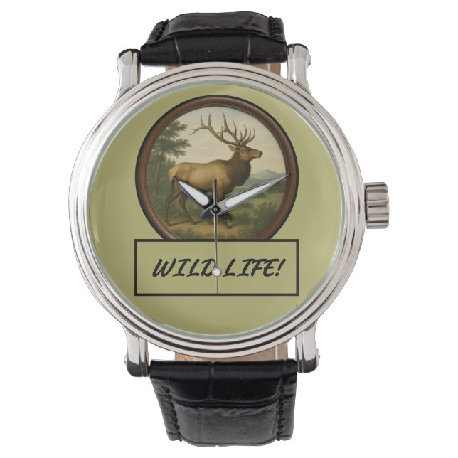 North American Elk eWatch Watch (Front)