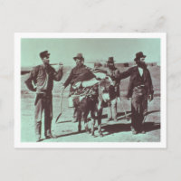 North American gold diggers, c.1849 (b/w photo)