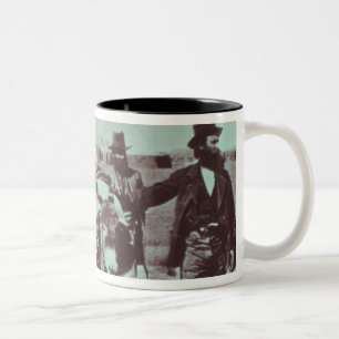 North American gold diggers, c.1849 (b/w photo) Two-Tone Coffee Mug