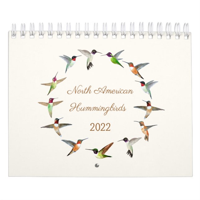 North American Hummingbirds Calendar (Cover)